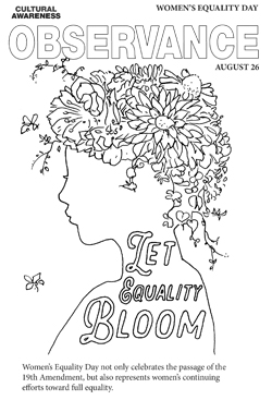 Image of 2022 Women's Equality Day Activity Book